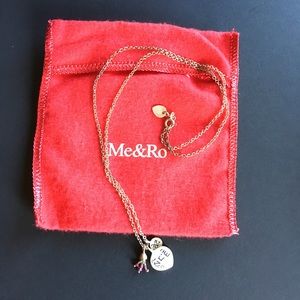 Me & Ro silver charm necklace